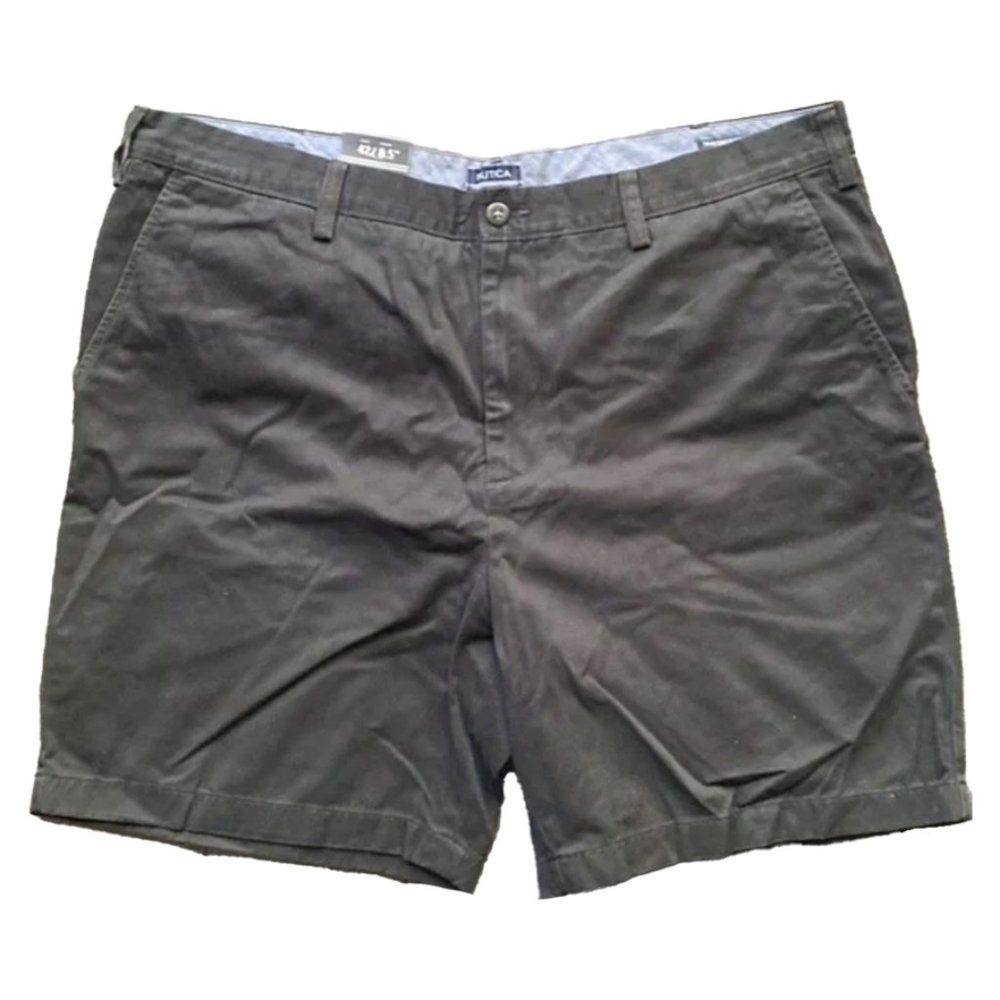 New Nautica Deck Shorts Chino Cotton Black Men s size 42